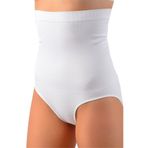 Dikişsiz Şekillendirici Silikonlu Kadın Beyaz Slip Korse 890, BEYAZ, L/XL