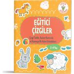 Dikkat Atölyesi Eğitici Çizgiler Etkinlik Kitabı 2-4 Yaş için Okul Öncesi Eğitici Kitap
