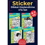 Dikkat Atölyesi Yayınları Highlights Dikkat Güçlendirme Sticker Hidden Pictures 2'li Set
