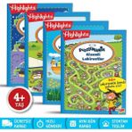 Dikkat Atölyesi Yayınları Highlights Puzzlemania On The Go 4'lü Set Eğitici Oyun 4+ Yaş İçin
