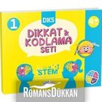 Dikkat Kodlama Seti 4+ Yaş Hasan Çakır Dokuaes Yayınları