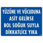 Dikkat Zehirli Madde Uyarı Levhası 25x35 KOD:795
