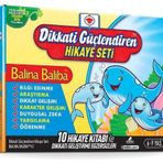 Dikkati Güçlendiren Hikaye Seti-Balina Baliba Kutulu Set- 6-9 Yaş - 10 Kitap Takım