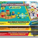 Dikkati Güçlendirme Seti Plus (3 Kitap Materyalsiz - 4 Yaş)