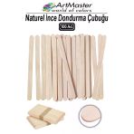 Dil Çubuğu İnce 100 Adet Ahşap Naturel Dondurma Çubuğu Okul Proje Tasarım Maket Hobi Dar Dil Çubuğu Etkinlik