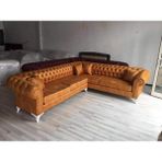 Dila's Home Çhester Köşe Takımı - Caramel