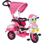 Dilaver Baby Poufi Penguen Ebeveyn Kontrollü Üç Tekerlekli Çocuk Bisikleti
