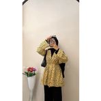 DİLEKBUTİK Sarı keten yazlik kimono
