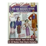 Dilem Yayınları Güler Erkan Provasız 44-60 Beden Giyim Kalıpları No:105