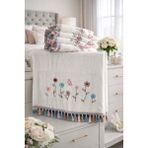 Dilex Beyaz Çeyizlik Nakışlı 60X90 cm Havlu Set Bisiklet - 1 Adet