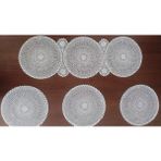 Dilex Masa Örtüsü Runner Supla Set Amerikan Servis - 15 x 137 cm - Gri