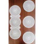 Dilex Masa Örtüsü Runner Supla Set Amerikan Servis - 37 x 115 cm - Beyaz