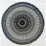 Dilex Masa Örtüsü Supla Set Amerikan Servis - 37 x 37 cm - Siyah