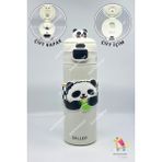 Diller 600 ml Sevimli Panda Çift Kapaklı Çelik Termos