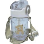 Dıller Pipetli/Askili 400 Ml Matara Beyaz Db007