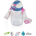 Diller Tritan Pipetli - Pipetsiz Kullanılabilen Matara - 550 ml - Beyaz