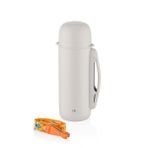 DILLER VAGONLİFE Çelik Matara D9063 1260ML Beyaz Çift Cidarlı Termos