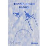 Dilman A4 Dikey 12'li Teknik Resim Kağıdı