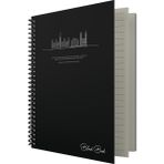 dilman black book not defteri 16x22cm 80 yaprak dik çizgili 6619 - Karışık