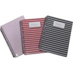dilman line not defteri spiralli sert kapak 16x22 cm 80 yaprak kitap kağıdı çizgi 6423 - Karışık