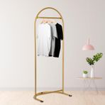 Dilsiz Uşak Butik Stil Oval Konfeksiyon Askılığı Siyah Renk Askılık Siyah Ayaklı Askılık Kıyafet Askılığı