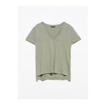 Dilvin 101A03470 Çağla V Yaka Basic Kadın T-shirt