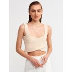 Dilvin 101A10211 Natural Askılı Triko Kadın Atlet