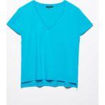 Dilvin 3470 Mavi Basic T-shirt