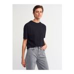 Dilvin 3683 Siyah Basic T-shirt