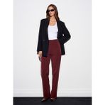 Dilvin 4888 Bordo Uzun Kadın Pantolon