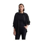 Dilvin 50525 Melanjlı Oversize Gömlek-Koyu Kahve, 36, 101A50525, Koyu Kahve, Kadın
