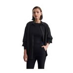 Dilvin 50525 Melanjlı Oversize Gömlek-Koyu Kahve, 38, 101A50525, Koyu Kahve, Kadın