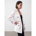 Dilvin 60813 Blazer Ceket-Beyaz - 38