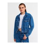 Dilvin 65306 Altı Lastikli Kot Mavi Mont