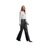 Dilvin 72238 Suni Geniş Paça Pantolon-, 40, 101A72238, Yeşil, Kadın