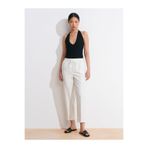 Dilvin Bağcıklı Jogger Pantolon, 40, 101A72142, Beyaz, Kadın