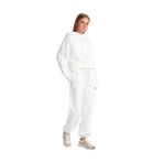 Dilvin Basic Jogger Pantolon, 40, 101A70458, Ekru, Kadın