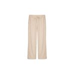 Dilvin Beli Lastikli Dökümlü Pantolon, 36, 101A72225, Bej, Kadın