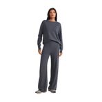 Dilvin Beli Lastikli Triko Pantolon, Standart, 101A70163, Füme Melanj, Kadın