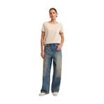 Dilvin Bisiklet Yaka Basic T-shirt, 36, 101A03471, Açık Bej, Kadın