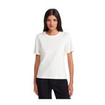 Dilvin Bisiklet Yaka Basic T-Shirt, 38, 101A31763, Ekru, Kadın