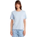 Dilvin Bisiklet Yaka Pamuklu T-Shirt, 40, 101A31763, Açık Mavi, Kadın