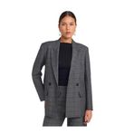Dilvin Blazer Ceket, 40, 101A60753, Gri, Kadın