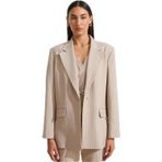 Dilvin Blazer Ceket Rengi, 38, 60768, Taş, Kadın