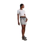 Dilvin Çift Renkli Mini Denim Etek, 34, 101A80565, Gri, Kadın
