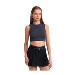 Dilvin Crop Top Atlet, 40, 101A30125, Antrasit, Kadın