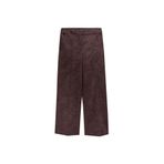 Dilvin Dikiş Detaylı Süet Pantolon, 38, 101A72257, Bordo, Kadın