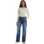 Dilvin File Yıkama Denim Pantolon, 36, 101A72041, Tint, Kadın