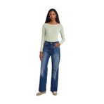 Dilvin File Yıkama Denim Pantolon, 38, 101A72041, Tint, Kadın