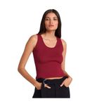 Dilvin Fitilli Ajurlu Triko Bluz, Standart, 101A10759, Açık Bordo, Kadın